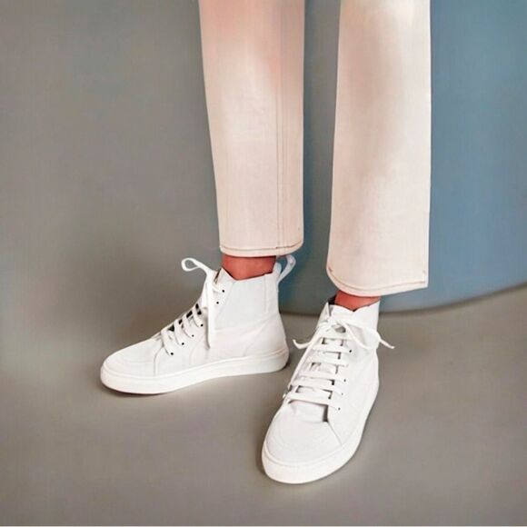 Thakoon Pull-On High Top Lace Up Sneakers - Picture 7 of 16